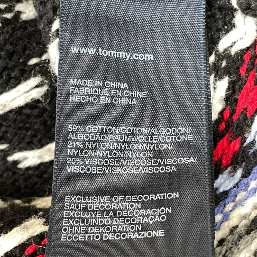 Tommy Hilfiger Fair Isle Vest Short Sleeve Sweater Medium - Picture 11 of 12